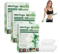 Moringa NAD+ 10-in-1 Nano-Micro Needle Patch,2026 New Dimagranti Advanced patch, ingredienti naturali, facili da applicare, invisibili sotto i vestiti, ideali per uomo e donna (3Box)