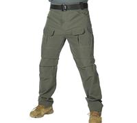 MORISTE Pantaloni Tattici Uomo a vestibilità Comoda, Impermeabili per Escursionismo e Arrampicata Green08 S