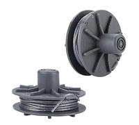 Moritale Bobine Filo per Gardena 5307-20 Ricambio Art 8846-8848 Art 9805-9809 Decespugliatore Nylon Reflex (2 pezzi)