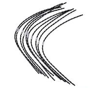 Moritale Filo Decespugliatore per Bosch F016800431 Ersatzfaden Tagliabordi AFS 23-37 (10 pezzi)