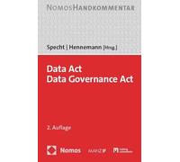 Moritz Hennemann L Data Act. Data Governance Act: DA, DGA: H (Copertina rigida)
