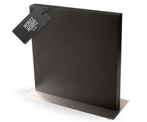 Moritz & Moritz Blocco portacoltelli magnetico nero - Portacoltelli magnetico con forte tenuta - Stabile Portacoltelli per cucina, moderno e salvaspazio - Ceppo portacoltelli senza coltello