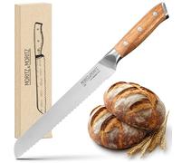 Moritz & Moritz Coltello Affilato per Pane 20 cm - Chef Seghettato in Acciaio Tedesco