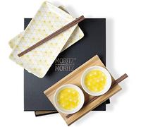 Moritz & Moritz Set di stoviglie da sushi per 2 persone - 10 pezzi - Servizio da sushi con 2x piatti da sushi, ciotole per salse e bacchette