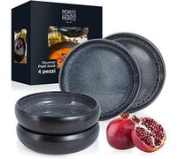 Moritz & Moritz SOLID Set con quattro piatti fondi da 19 cm in gres porcellanato per zuppe, primi piatti, insalate e molto altro