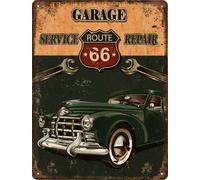 Moritz retro segno decorativo di latta garage Route 66 officina idea regalo in metallo design vintage per la decorazione