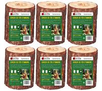 Moritz Torcia da giardino in legno naturale svedese, per giardino e esterni