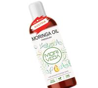 MoriVeda Olio di Moringa Premium 100 ml olio naturale spremuto a freddo da prima