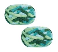 Morkite 2 pezzi di filato a maglia grossa per coperte, maglia a mano, super morbido, grande coperta jumbo, lana spessa (colore n. 19)