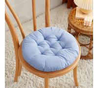 Morkite Cuscini per sedie da giardino, confezione da 4 cuscini rotondi, per sedie da terrazza, cucina, patio, balcone, soggiorno, 40 x 40 cm, per decorazione interna o esterna