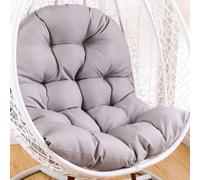 Morkite Cuscino per Sedia a Forma di Uovo,Cuscino per Poltrona sospesa,Cuscino per Sedia in Rattan,Cuscino Integrato,Varie opzioni di Colore,Adatto per Giardini Esterni, altalene Interne, divani