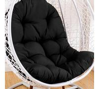 Morkite Cuscino per sedia a forma di uovo,Cuscino per poltrona sospesa,cuscino per sedia in rattan,cuscino integrato,Varie opzioni di colore,Adatto per giardini esterni, altalene interne, divani