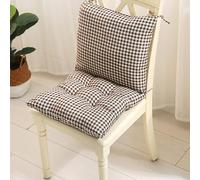 Morkite Set di 2 cuscini per sedia con schienale, schienale con cinghie, cuscino per schienale basso, sedia da giardino, cuscino per sedia/panche in casa e giardino (40 x 80 cm