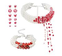 MorLuks Gioielli per Halloween, da donna, gotico, per Halloween, feste di carnevale, Metallo