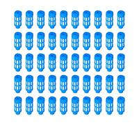 Mormori pneumatici in plastica Dispositivo di silenziamento a prova di esplosione resistente all'alta pressione per valvole ad aria Strumenti di cilindri blu g1/8 g1/4 g3/8 g1/2 (50pcspsu-02