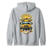 Morning Route Crew Cruscotto Bus Felpa con Cappuccio