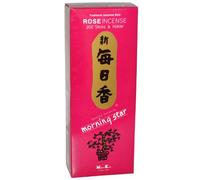 Morning Star Nippon Kodo Incenso alla rosa, confezione da 200 bastoncini e portabastoncini