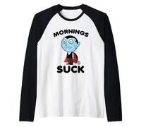 Morning Suck Dracula Maglia con Maniche Raglan
