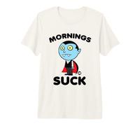Morning Suck Dracula Maglietta Premium