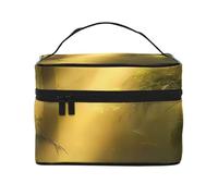 Morning Sunlight in Wilderness Travel Makeup Bag - Organizer portatile per articoli da toeletta con scomparti con cerniera per spazzole, bottiglie e prodotti per la cura della pelle