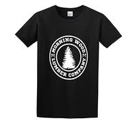 Morning Wood Lumber Company Funny Rude Humorous Blokes Joke Funny Men Adult Short Sleeve Black M