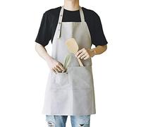 MORNITE Grembiuli artistici per dipingere ceramiche e ceramiche, grembiuli da cucina da uomo e donna, impermeabili, verde, grigio, predefinito