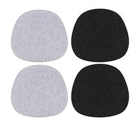 MorNon 4 cuscini per sedia, in feltro, 37 x 40 cm, per sedia, ufficio, studio