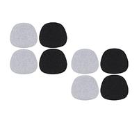 MorNon - 8 cuscini per sedia in feltro, cuscini per sedia, imbottitura per sedia 37 x 40 cm, imbottitura per sedia per ufficio, camera da lavoro