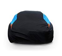 MORNYRAY Copertura per auto per esterni, impermeabile, antivento, anti-neve, protezione UV, universale, adatto per berline (lunghezza berlina 472,4-490,2 cm, blu)