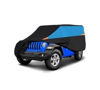 MORNYRAY Copriauto impermeabile per tutte le condizioni atmosferiche, anti-neve, protezione UV, antivento, per esterni, universale, per berlina (Wrangler 4 porte, blu)