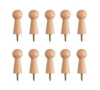 MOROBOR 10 pezzi ganci in legno, ganci per shaker, gancio per asciugamani, clip per scaffale, gancio a vite solido per asciugamani da bagno, porte, bordi delle scale, armadi