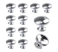 MOROBOR 12 pomelli solidi per armadietti, pomelli moderni per armadietti da cucina, cassetti, in lega di alluminio, decorativi a foro singolo, per armadi, cassettiere, cassetti