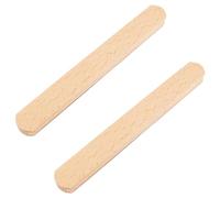 MOROBOR 2 maniglie autoadesive in legno massiccio da 172 mm, per armadi, cassetti, finestre, porte in vetro