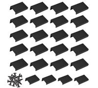 MOROBOR 24 maniglie nascoste per cassetti, in lega di alluminio, ad angolo retto, invisibili, per armadietti, cassetti, 50 mm