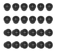 MOROBOR 24 pezzi di gommini passacavi, mini copriforo per cavi, kit di gestione flessibile passante per altoparlanti montati su TV, scrivanie, organizzatore di fili.