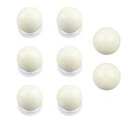 MOROBOR 8 pomelli rotondi adesivi per armadietti, in plastica, autoadesivi, per cassetti, comode maniglie per finestre, armadi, armadi, cassetti (bianco)