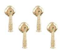 MOROBOR Auspicious Cloud-Shaped Cabinet Pulls, 4pcs Solid Gold Pendant Maniglie Manopola in lega di zinco Maniglie manopole con viti di montaggio per armadi Cassetto Porta Mobili Decorativi