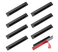 MOROBOR Maniglia adesiva per porte scorrevoli, 8 pezzi, 150 mm, in lega di alluminio, autoadesive, per porte in vetro, finestre, cassetti, armadietti