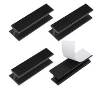 MOROBOR Maniglie autoadesive per cassetti e armadietti, 4 pezzi, adesivo in lega di alluminio, senza foratura, maniglia ausiliaria per porta scorrevole della cucina, maniglia per finestra comoda