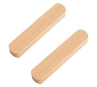 MOROBOR Maniglie autoadesive per mobili, 2 manopole in legno senza trapano per montaggio istantaneo, maniglie adesive per armadio, bagno, cassettiera