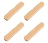 MOROBOR Maniglie autoadesive per mobili, 4 manopole in legno senza trapano per montaggio istantaneo, maniglie adesive per armadio, bagno, cassettiera