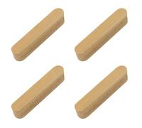 MOROBOR Maniglie autoadesive per mobili, 4 pomelli in legno senza trapano, montaggio istantaneo, maniglie adesive per porte scorrevoli, con viti, per armadi, cassetti, finestre, porte in vetro (100 mm