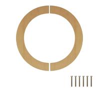 MOROBOR Maniglie decorative a mezza luna, 2 pezzi, a forma di C, in legno di faggio, per mobili rustici, per porte scorrevoli, armadi, armadi