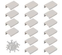 MOROBOR Maniglie nascoste in lega di alluminio, moderne, ad angolo retto, per cassetti e ante della cucina, 50 mm