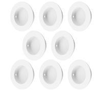 MOROBOR Maniglie rotonde da incasso, 8 pezzi, in acciaio inox, invisibili, per porte scorrevoli, cassetti, armadi, 50 mm
