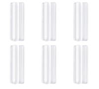 MOROBOR Mini maniglie autoadesive per cassetti, 6 pezzi, in silicone trasparente, autoadesive, per cassettiere, cassetti, porte in vetro e finestre