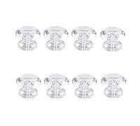 MOROBOR Mini pomelli in acrilico, 8 manopole autoadesive a forma di diamante, senza forare, in acrilico trasparente, autoadesive, per specchietti, scatole regalo e altri piccoli mobili