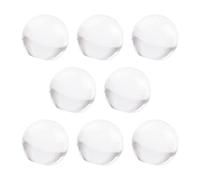 MOROBOR Mini pomelli sferici in acrilico, 8 pezzi, senza fori, autoadesivi, per cassettiera, cassetti, cassetti, maniglie per specchi, armadi, scatole regalo (diametro 25 mm)