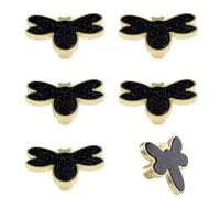 MOROBOR Pomelli decorativi a forma di ape, confezione da 6 pomelli creativi per cassettiere, cassetti, mobili, credenze, porte, maniglie a foro singolo, in lega di zinco, accessori per mobili, colore