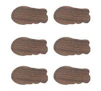 MOROBOR Pomelli in legno a forma di pesce, 6 pomelli in legno di noce, pomelli decorativi unici per cassetti in legno con viti, maniglie per mobili, per camera dei bambini, cameretta dei bambini